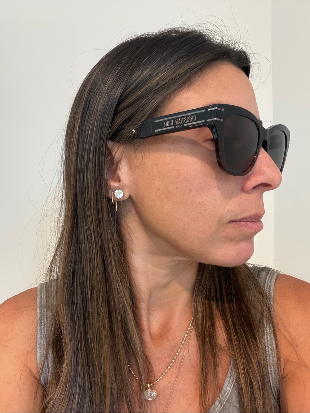 Dior Black & Tortoiseshell Round Sunglasses - Picture 5 of 7